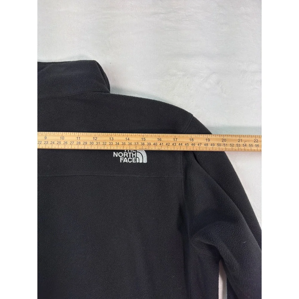 The North Face Mens TKA 100 Polartec Fleece Jacket Black Full Zip M A7SP FW14